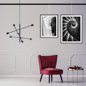 Classic rail zwart van Artiteq